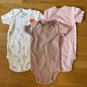 Carter’s Baby Onesies Set of 3 - NWOT - Size 6M / 6 Months